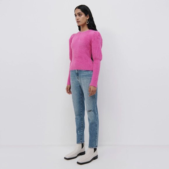 Jonathan Simkhai Pink Mohair Sweater, size Small (Fits XS/S) - Picture 6 of 9